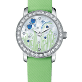 Blancpain Ladybird Ultraplate Green Satin Butterfly Ladies Watch - 0062 1954F 52A