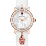 Blancpain Ladybird Ultraplate Mother of Pearl Red Gold Diamond Ladies Watch - 0063D 2954 63A