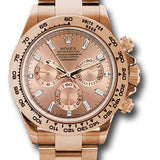 Rolex Everose Gold Cosmograph Daytona 40 Watch - Pink Diamond Dial - 116505 pbd