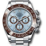 Rolex 950 Platinum Cosmograph Daytona 40 Watch - Ice Blue Index Dial - 116506 ib