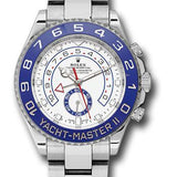 Rolex Steel Yacht-Master II 44 Watch - Matt White Dial - 116680