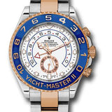 Rolex Steel Yacht-Master II 44 Watch - White Dial - 116681