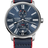 Ulysse Nardin Marine Torpilleur 42mm - Steel Case - Blue Dial - Fabric Strap