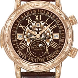 Patek Philippe Grand Complications Sky Moon Tourbillon Rose Gold Brown Enamel Dial | 6002R-001