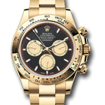 Rolex Yellow Gold Cosmograph Daytona Watch - Fixed Bezel - Black And Champagne Index Dial - Oyster Bracelet - 126508 bkchio