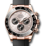 Rolex Everose Gold Cosmograph Daytona Watch - Black Cerachrom Bezel - Sundust And Black Index Dial - Oysterflex Strap - 126515ln subkiof