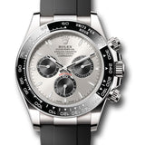 Rolex White Gold Cosmograph Daytona Watch - Black Cerachrom Bezel - Steel And Black Index Dial - Oysterflex Strap - 126519ln stbkiof