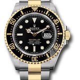 Rolex Steel and Yellow Gold Rolesor Sea-Dweller - Black Dial