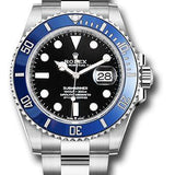 Rolex White Gold Submariner Date Watch - The Blueberry - Blue Bezel - Black Dial - 2020 Release - 126619LB