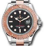 Rolex Steel and Everose Gold Yacht-Master 40 Watch - Black Dial - 3235 Movement - 126621 bk