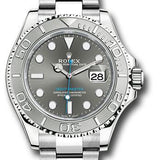 Rolex Steel and Platinum Yacht-Master 40 Watch - Dark Rhodium Dial - 3235 Movement - 126622 dkrh