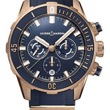 Ulysse Nardin Diver Chronograph 44 mm - Rose Gold Case - Blue Dial - Rubber Strap