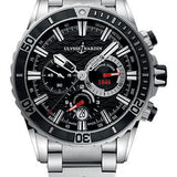 Ulysse Nardin Diver Chronograph 44 mm - Steel Case - Black Dial - Steel Bracelet