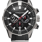 Ulysse Nardin Diver Chronograph 44 mm - Titanium Case - Black Dial - Rubber Strap