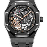 Audemars Piguet Royal Oak Self Winding Double Balanced Wheel Openworked - 41mm Black Ceramic Case - Openworked Dial - Bracelet - 15416CE.OO.1225CE.01