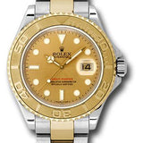 Rolex Steel and Yellow Gold Yacht-Master 40 Watch - Champagne Dial - 16623 ch