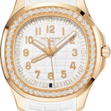 Patek Philippe Aquanaut Luce Travel Time 38.8mm Rose Gold Diamonds White Dial - 5269/200R-001