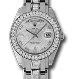 Rolex Platinum Day-date Special Edition 39 Watch - 42 Baguette Diamond Bezel - Meteorite Diamond Dial - 18956 BRIL