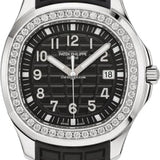 Patek Philippe Aquanaut Luce Stainless Steel Black Dial Diamond Bezel - 5267/200A-001