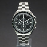 Omega Speedmaster Professional Moonwatch 310.30.42.50.01.001 42MM Steel Black Dial Full Set WARRANTY