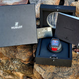 Hublot Spirit of Big Bang All Black Red Boutique Exclusive Skeleton Dial 601.CR.0130.LR 45mm Box & Papers