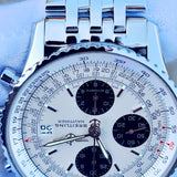 Breitling Old Navitimer RARE Panda Dial A13324/A1332412/G796 42mm Box & Papers