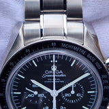 Omega Speedmaster Moonwatch Co-Axial RARE Chronograph/Date Function Black Dial 311.30.44.50.01.002 44mm Box & Papers WARRANTY