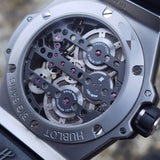 Hublot Big Bang MECA-10 Titanium Skeleton Dial 414.NI.1123.RX 45mm Box & Papers WARRANTY