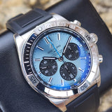 Breitling Chronomat B01 Automatic Chronograph 42mm PB0134101C1S1 Ice Blue Dial Box & Papers WARRANTY