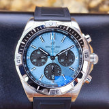 Breitling Chronomat B01 Automatic Chronograph 42mm PB0134101C1S1 Ice Blue Dial Box & Papers WARRANTY