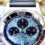 Breitling Chronomat B01 Automatic Chronograph 42mm PB0134101C1S1 Ice Blue Dial Box & Papers WARRANTY