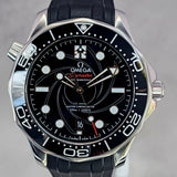 OMEGA Seamaster Diver 300M Master Co-Axial 42 Stainless Steel / James Bond 210.22.42.20.01.004 42mm Black Dial Full Set WARRANTY