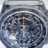 Zenith DEFY El Primero 21 Black Carbon Skeleton Dial Chronograph 10.9000.9004/96.R921 44mm Box & Papers WARRANTY