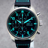 IWC Pilot Chronograph Mercedes-AMG Petronas F1 Team Titanium IW388108 41mm Black Dial Full Set WARRANTY