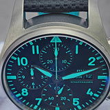 IWC Pilot Chronograph Mercedes-AMG Petronas F1 Team Titanium IW388108 41mm Black Dial Full Set WARRANTY