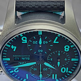 IWC Pilot Chronograph Mercedes-AMG Petronas F1 Team Titanium IW388108 41mm Black Dial Full Set WARRANTY