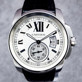 Cartier Calibre de Cartier W7100037 42mm Silver Dial Full Set WARRANTY