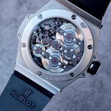 Hublot MECA-10 Titanium 414.NI.1123.RX 45mm Skeletonized Dial Full Set WARRANTY