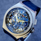 Zenith Defy El Primero 21 Blue Skeleton Chronograph 95.9002.9004/78.R584 44m Skeleton Full Set WARRANTY