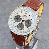 Breitling Navitimer B01 Chronograph AB0139/AB0139211A1P1 41mm  Mother of Pearl Dial Full Set WARRANTY