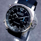 Panerai Luminor Chronograph PAM01109 44mm Black Dial Full Set WARRANTY