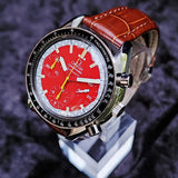 Omega Speedmaster Schumacher 3810.61.41 39mm Red Dial WARRANTY