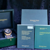 Audemars Piguet Royal Oak Offshore Chronograph Black Rose Gold Black Ceramic 26401RO.OO.A002CA.01 44mm Black/White Dial  Full Set WARRANTY