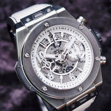 Hublot Big Bang Unico Titanium 411.NE.2010.LR.JSM15 45mm Skeleton Dial Full Set WARRANTY