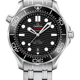 Omega Seamaster Diver 300M Co-Axial Master Chronometer Watch - 42 mm Steel Case - Unidirectional Bezel - Black Ceramic Dial - 210.30.42.20.01.001