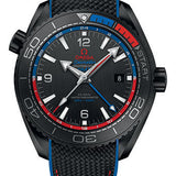 Omega Seamaster Planet Ocean 600M Co-axial Master Chronometer GMT ETNZ Deep Black Watch - 215.92.46.22.01.004