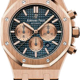 Audemars Piguet Royal Oak Chronograph Rose Gold Blue Index 41mm Rose Gold Bracelet | 26331OR.OO.1220OR.01