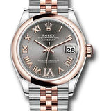 Rolex Steel and Everose Gold Datejust 31 Watch - Domed Bezel - Mother-Of-Pearl Diamond Dial - Jubilee Bracelet - 278241 dkrhdr6j