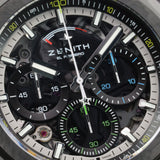 Zenith Defy Extreme Carbon 10.9100.9004/22.I200 45MM Carbon Skeleton Dial Full Set WARRANTY