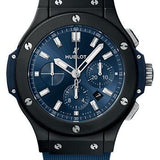 Hublot Big Bang Ceramic Blue Watch - 44 mm - Blue Dial - Dark Blue Lined Rubber Strap-301.CI.7170.RX